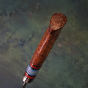 Couteau à découper en acier Damas artisanal de qualité supérieure LEGACY BLADES, lame tranchante comme un rasoir, manche en bois, couteau à viande forgé, fabricant OEM ODM - Product Image 4