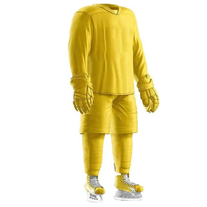Uniformes de hockey sur glace de haute qualité, maille, nom de l'équipe personnalisé imprimé, unisexe, adulte - Product Image 5