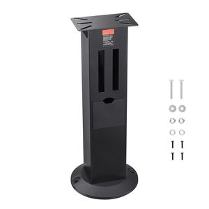 Supporto per smerigliatrice da banco per impieghi gravosi 28x17 cm con morsetto, piedistallo da pavimento e tavolo porta-mole con piastra di montaggio - Product Image 1