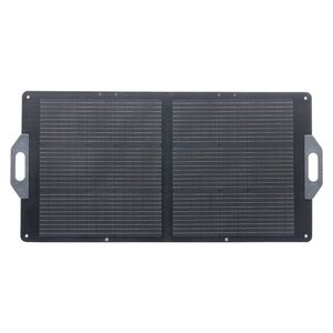 Cargador Solar Monocristalino Plegable de Alta Eficiencia de 100W con Salida USB-A, Tipo-C y MC4, Cargador Solar Portátil - Product Image 1