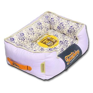 Cuccia per Cani Rettangolare di Design Ultra-Morbida con Stampa Floreale Vintage - Product Image 1