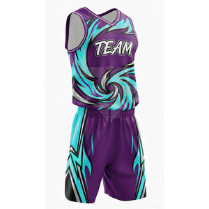 Uniforme de Baloncesto Personalizado al por Mayor de Alta Calidad, de Secado Rápido y Transpirable, Uniforme de Equipo Sublimado - Product Image 2
