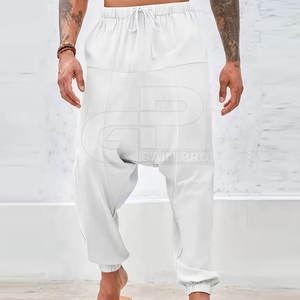 Pantalon Harem pour homme, coupe ample, jambes larges, confortable, tissu respirant, parfait pour le streetwear, les voyages et les tenues décontractées - Product Image 2