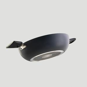 220mm <b>Nonstick</b> Biryani <b>Pot</b> Medium Size Aluminum Kitchen Cookware for Best Wholesale Price - Product Image 3
