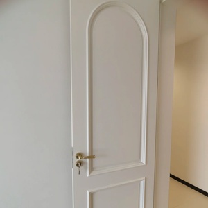 Porte intérieure en bois massif de style moderne Senger avec vitrage pour maison, villa, cour, salle à manger, chambre, manoir, surface finie - Product Image 5