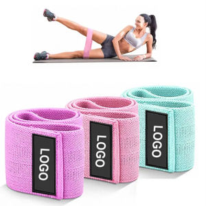 Bandas de ejercicio antideslizantes, cinturón elástico para ejercicios de glúteos, bandas de resistencia para entrenamiento deportivo para mujeres. - Product Image 1