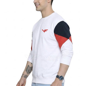 Sweat-shirts pour hommes tendance, conçus pour un confort quotidien et un style décontracté, en coton mélangé basique - Product Image 6