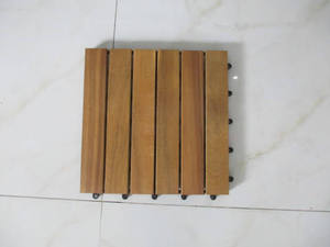 Baldosas de Madera Compuesta de Acacia para Exterior, Cuadradas, Cepilladas, Impermeables, Antideslizantes, 300x300mm, para Patio Trasero - Product Image 6