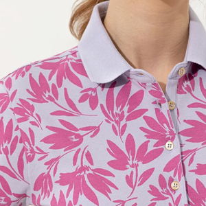 OEM ODM <b>Ladies</b> Stylish <b>Polo</b> Tee Lightweight Summer Collection Women Trendy Stripe <b>Polo</b> Shirt Fashion Knitwear Design - Product Image 5