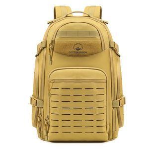 Sac à dos tactique 45L en gros, imperméable avec fermeture éclair, idéal pour le camping, la randonnée, la chasse, la gym, le travail et les voyages - Product Image 2