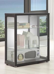 Vitrina Minimalista con Estantes de Vidrio Templado para Hogar, Bar, Comedor, Dormitorio, Sala de Estar, Estudio, Hotel - Product Image 3