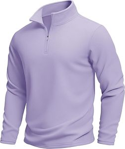 Pull de golf unisexe haute performance à fermeture éclair, coupe ample, sans manches, hiver, 100 % coton, écologique, coupe-vent, personnalisable - Product Image 1