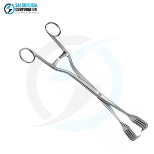 Pinzas Tenaculum Pratt Manuales de Acero Inoxidable de Grado Médico, Instrumento de Clase II con Certificación CE para Manipulación Cervical Precisa - Product Image 4