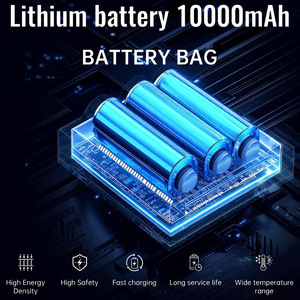 โปรเจคเตอร์ขนาดเล็กแบบพกพา แบตเตอรี่ 10000mAh รองรับ 4K เชื่อมต่อ Wi-Fi ฉายภาพยนตร์กลางแจ้งสำหรับตั้งแคมป์และสนามหลังบ้าน - Product Image 3
