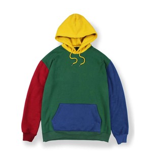 Sweat à capuche court pour homme en molleton de coton ciré noir délavé à l'acide, 2 tons de couleur, 500 GSM, tricoté, hiver, avec logo OEM - Product Image 2