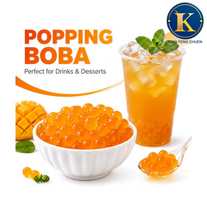 Bolas de Boba con Sabor a Mango, Jugosas y Explosivas, 3.4 kg, para Té de Burbujas y Té con Leche, Hechas en Taiwán - Product Image 1