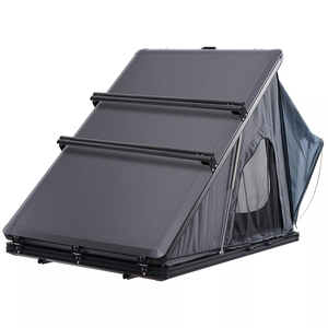 Pickup <strong>Truck</strong> <strong>Topper</strong> 1-2 Person High Quality Camper Triangle Rooftop Tent Hard Shell <strong>Topper</strong> - Product Image 6