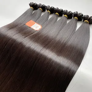 Тенденция красоты вьетнамские необработанные волосы один донор 100% наращивания человеческих волос по оптовой заводской цене
