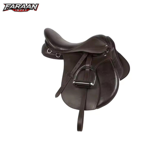 Selles d'équitation en gros, fabriquées en cuir de vachette avec services OEM, et tapis de selle pour chevaux - Product Image 1