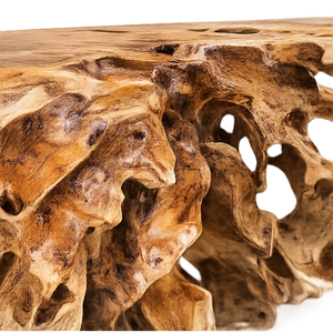 ARTERRA Luxury Teak Root Freeform <b>Console</b> <b>Table</b> Eco-Friendly Durable Living Room Entry Hotel Setup Decor - Product Image 3