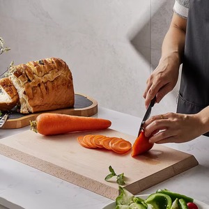 Tabla de Cortar de Madera, Rectangular, para Preparación de Alimentos, Superficie Lisa, 1.5 cm de Grosor, Apta para Lavavajillas - Product Image 3