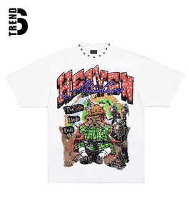 เสื้อยืดแขนสั้นผู้หญิง ผ้าฝ้ายเนื้อนุ่ม น้ำหนักเบา ใส่สบาย ลายพิมพ์ DTG โลโก้สั่งทำ คอกลม สีพื้น สไตล์ลำลอง แฟชั่นกีฬา 6 เทรนด์ - Product Image 2
