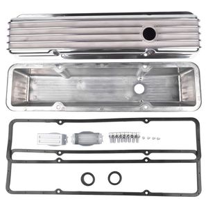 Tapas de Válvulas Altas de Aluminio con Pernos, Piezas de Motor Aletadas para Chevrolet Small Block 283 302 305 327 350 400 1958-1986 - Product Image 6