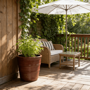 Ensemble de pots de fleurs en céramique émaillée artisanale noire brillante à base de pâte de haricots, écologique, léger, pour l'intérieur et l'extérieur, jardin domestique - Product Image 3