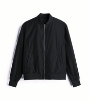 Vestes bomber pour hommes personnalisables, légères, avec fermeture éclair sur le devant, de haute qualité, respirantes, décontractées, vêtements d'extérieur pour l'hiver