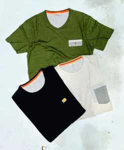 เสื้อยืดผ้าฝ้าย100% สำหรับผู้ชายทรงโอเวอร์ไซส์แห้งเร็วระบายอากาศได้ดีย้อมสั้นเทคนิคซัก - Product Image 2