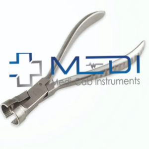 Pinzas Quirúrgicas Dentales Medi-Cab Instruments, 11 mm, Posición de Mandíbula, Empuñadura Moleteada, Acero Plateado, Reutilizables, Manuales, Certificación CE Clase I - Product Image 1