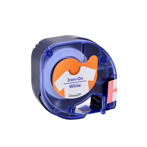 Tatrix – ruban d'étiquettes premium 18769, 12mm x 2m, noir sur blanc, étiquettes thermiques 18769 compatibles pour <span class=keywords><strong>Dymo</strong></span> pour <span class=keywords><strong>Letratag</strong></span>, ruban en plastique - Product Image 2