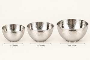Decorative Hammered Stainless <b>Steel</b> <b>Bowl</b> for Fruit Snacks Salad Serving Hotel Dining and Contemporary Interior Styling Worldwide - Product Image 6