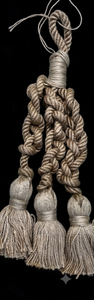Handmade Rope Curtain <b>Tieback</b> Tassel Decorative Window Drapery Holdback Beige Color - Product Image 5
