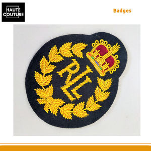 Badge de marque personnalisable fait main de 8 x 6 cm avec feuilles d'or/couronne/lettres de marque, provenant d'un vendeur indien de premier plan - Product Image 4