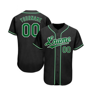Maillot de baseball imprimé pour adultes, très demandé, haute qualité, respirant, tissu 100% polyester, couleur personnalisée - Product Image 1