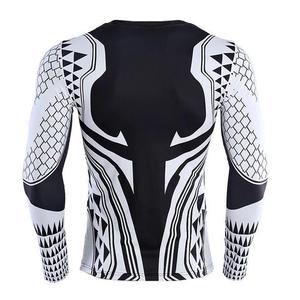 Camiseta de Compresión de Secado Rápido para Hombre, Transpirable, Elástica, para Entrenamiento, Fitness, Running, Ropa Deportiva de Alto Rendimiento - Product Image 2