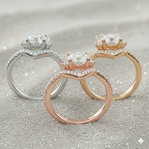 แหวนหมั้นเพชรทรงซันเบิร์สท์ - Product Image 3