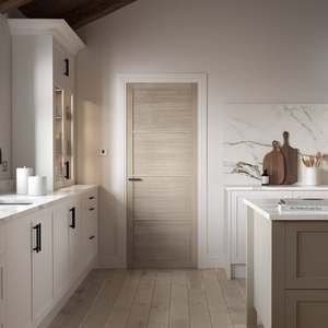 Porte intérieure moderne en WPC haut de gamme pour atelier scolaire, écologique, résistante à l'eau et à la chaleur, en composite bois fini - Product Image 5