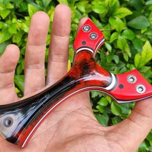 Lance-pierres de chasse NFZ Slingshots ID en aluminium, résine, Micarta, G10, bois, Kuningan, 300g, pour le tir et la chasse en extérieur - Product Image 3