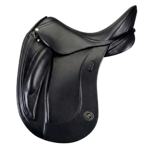 Premium All-Purpose English Leather Race Saddle Comfortable Multiride Enhanced Grip Balanced Made Wood Plastic logo - Product Image 1