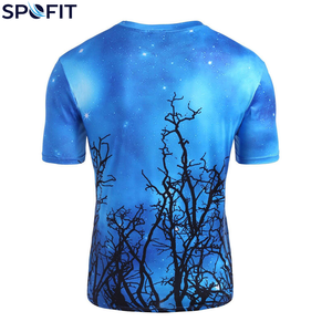 T-shirt pour homme à sublimation, style tendance, anti-plis, matière durable 100% polyester, coupe ample, imprimé, best-seller - Product Image 1