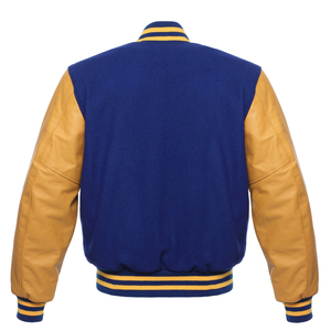 Chaqueta Bomber Varsity Formal Atemporal de Lona 100% Algodón con Capucha, Impermeable, Transpirable, de Secado Rápido, Lista para el Invierno, con Mangas en Contraste - Product Image 3