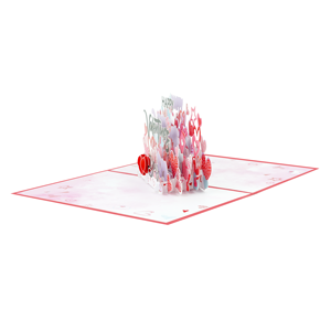 Tarjeta de felicitación 3D pop-up hecha a mano con temática de bebidas para bodas, invitación a celebraciones, regalo, postal al por mayor - Product Image 2