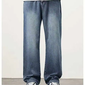 Pantalones vaqueros para hombre de alta demanda, precio razonable, MOQ bajo, jeans rectos para hombre, denim elegante, nueva moda para hombre - Product Image 4