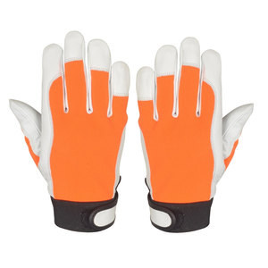 Gants de travail en cuir personnalisés avec logo, haute résistance, renforcés, pour hommes, à bas prix - Product Image 3