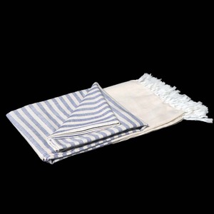 Fournisseur en Inde Gamme exclusive Serviettes de plage Fouta rayées en coton recyclé personnalisées, séchage rapide, douces et aux motifs accrocheurs - Product Image 5