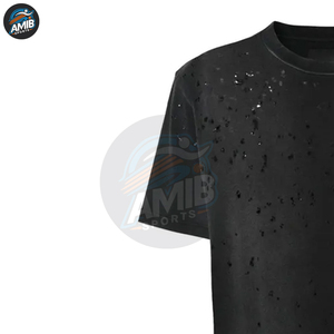 T-shirts personnalisés avec logo, unis, effet vieilli, vente en gros, vierges, grandes tailles, été, 100% polyester tricoté, coupe oversize, haute qualité - Product Image 4