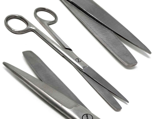 Ciseaux chirurgicaux professionnels droits et courbés pour applications médicales – Fournitures d'équipement médical - Product Image 6
