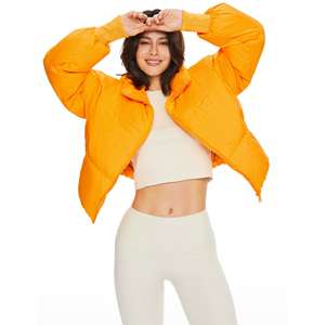 Vestes bomber matelassées d'hiver pour femmes, manteaux courts de qualité, vestes courtes personnalisées chaudes pour femmes - Product Image 1